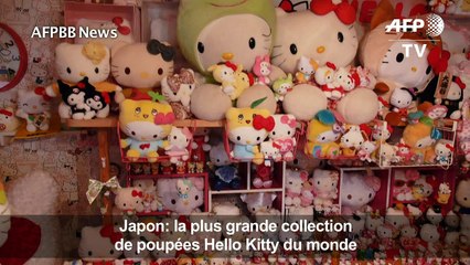 Japon: la plus grande collection de poupées Hello Kitty du monde