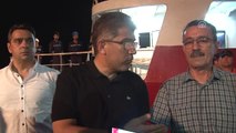 Yunan Botlarından Ateş Açılan Türk Bandıralı Ticari Gemi Marmaris Limanı'na Yanaştı (3) - Muğla