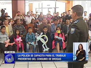 La Policía Nacional se capacita para el trabajo preventivo del consumo de drogas