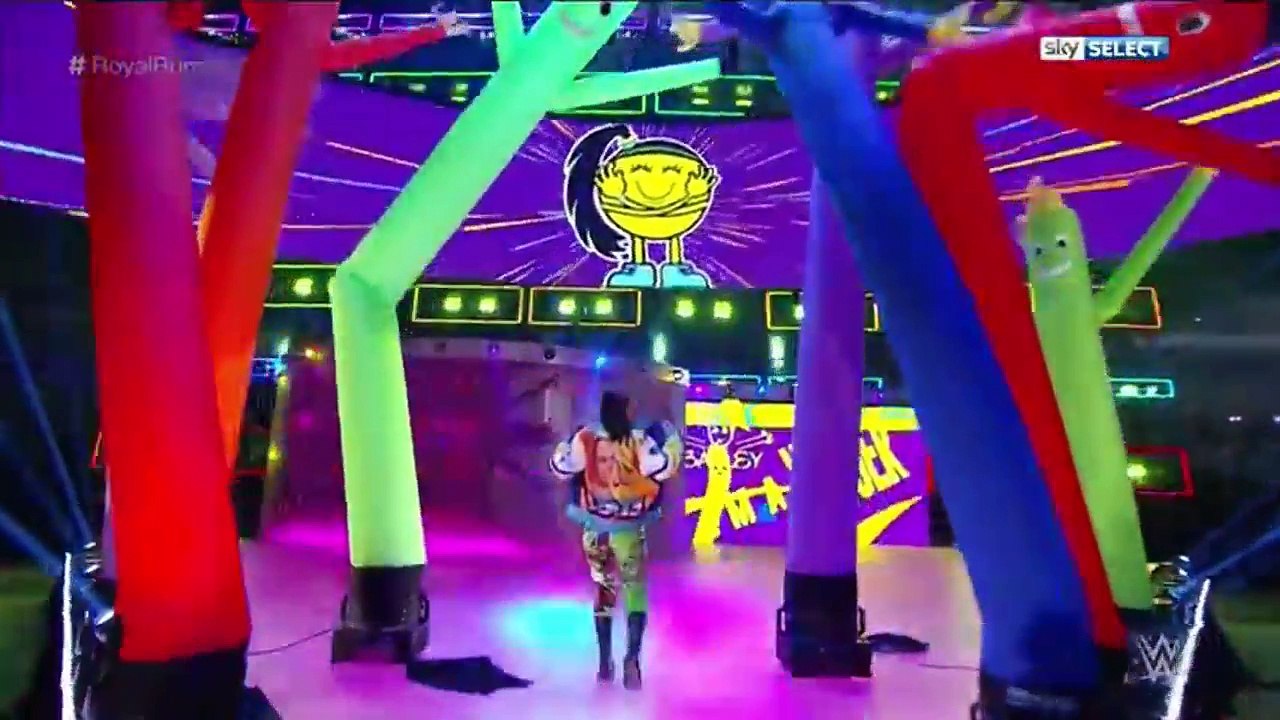 CHARLOTTE FLAIR Vs BAYLEY - RAW WOMENS CHAMPIONSHIP - ROYAL RUMBLE 2017