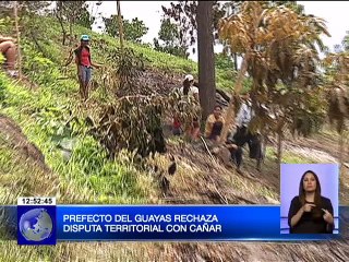 Prefecto del Guayas rechaza disputa territorial con Cañar