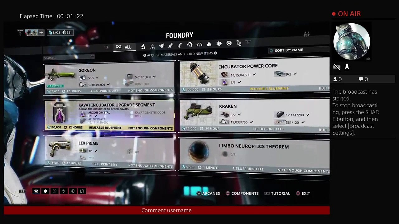 Warframe Livestream PS4 (3)