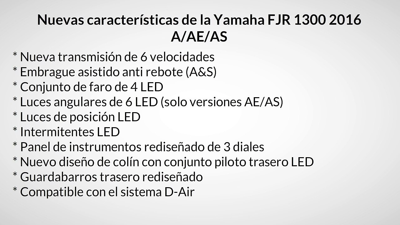 Yamaha FJR 1300 2016