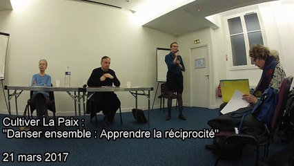 07 Cultiver la paix : Danser ensemble, apprendre la réciprocité