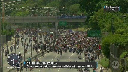 Venezuela: Governo aumenta salário mínimo em 50% após protestos