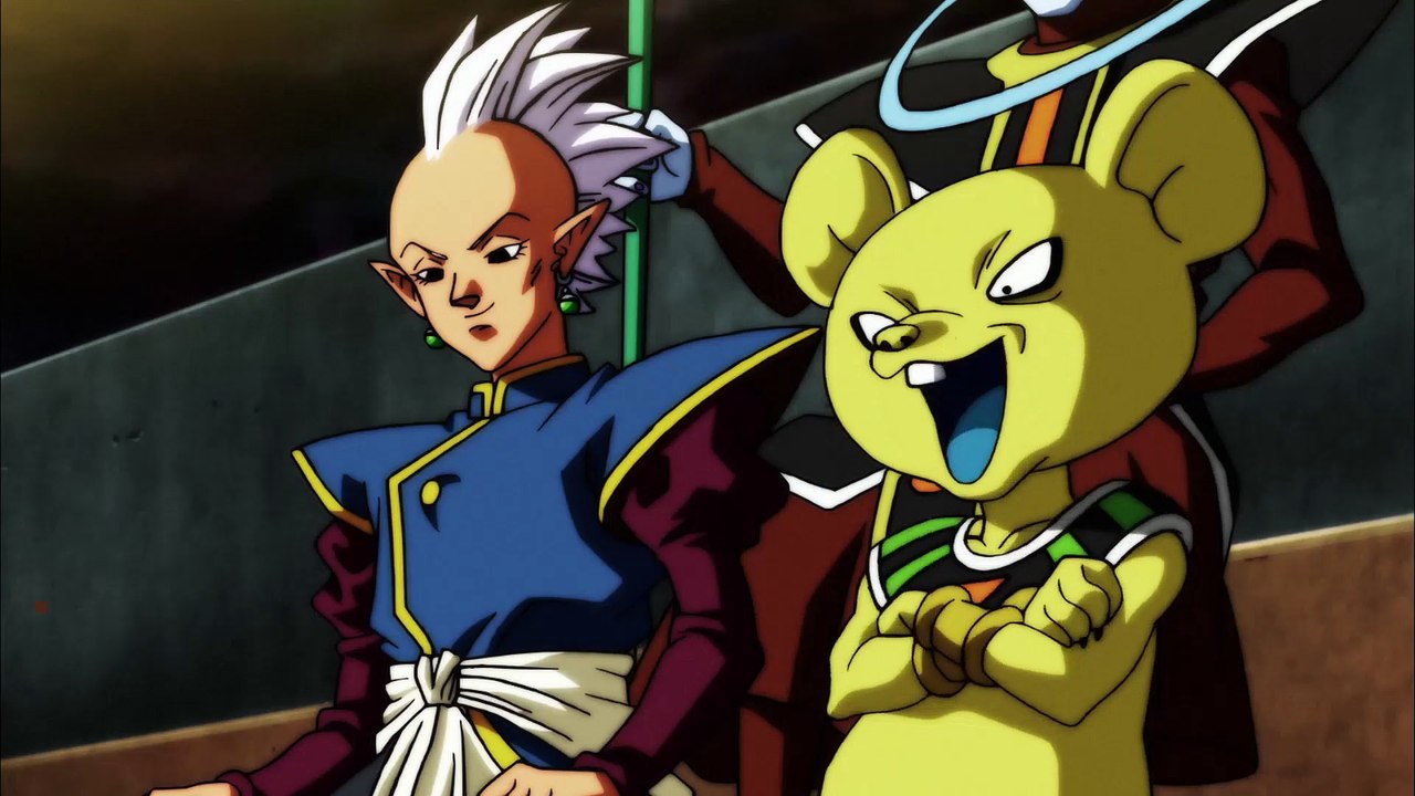 Dragon Ball Super Episódio 97  Goku é atacando por trás.