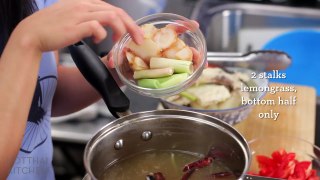 Tom Yum Soup w  Fish Recipe ต้มยำปลา - Hot Thai Kitchen!