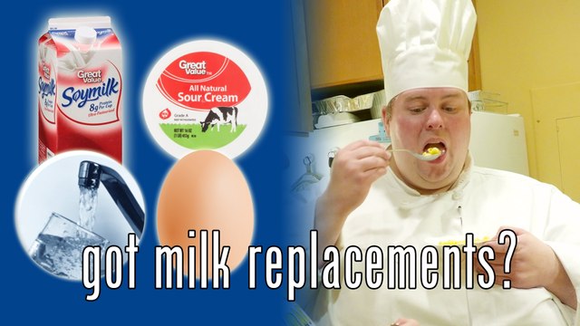 BoxMac 90: Milk Replacements (Sour Cream, Water, Egg, and Soy Milk)