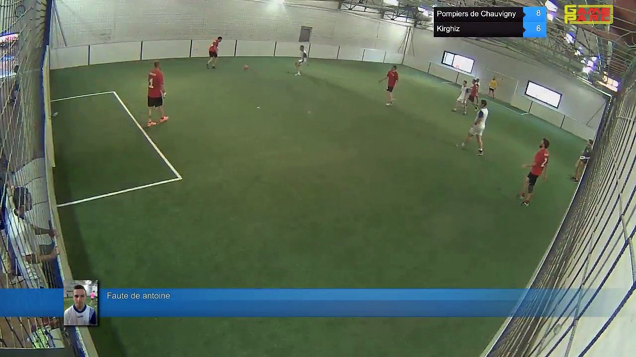 Faute de antoine - Pompiers de Chauvigny Vs Kirghiz - 03/07/17 20:00 - Ligue 2 - Poitiers Game Parc