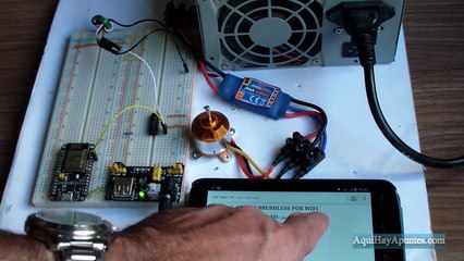 Control motor Brushless por Wifi