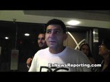 Angel Garcia after Danny Garcia's win over lucas matthysse EsNews Boxing