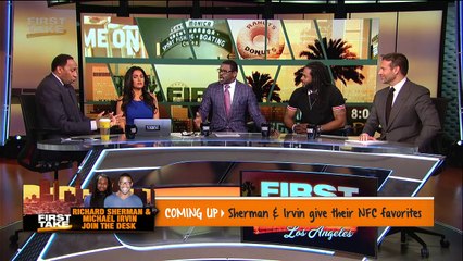 ESPN FIRST TAKE WITH Richard Sherman & Michael Irvin