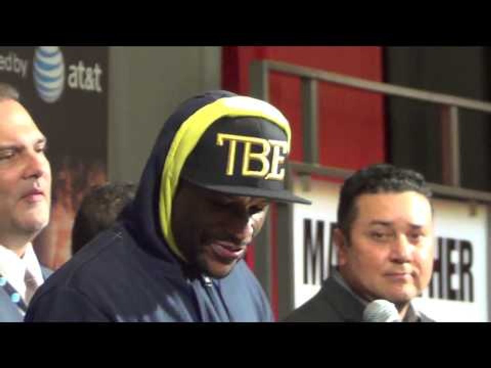 floyd mayweather post press conference after canelo alvarez fight EsNews Boxing