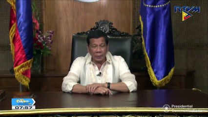 AFP at PNP, pinapurihan ni Pres. Duterte sa paglaban sa mga terror group