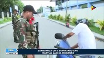 Zamboanga City, suportado ang Martial Law sa Mindanao