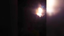 Sarayköy'de Facia. Yakıt Tankeri ile Kamyon Çarpıştı, Yakıt Tankeri Patladı: 3 Ölü, 5 Yaralı