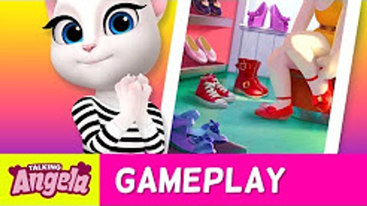 Shoe Collection in My Talking Angela (Gameplay)