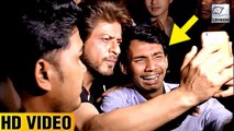 Crazy Shah Rukh Khan Fan CRYING And PLEADING To Take Selfie With Him