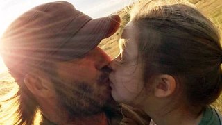 बेटी को लिप किस करते हुए डेविड बेकहम/ David Beckham  ने शेयर की फोटो, हुआ विवाद