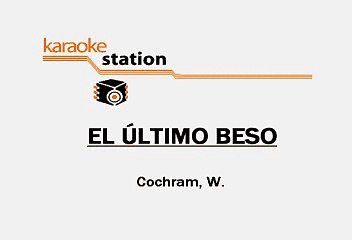 Los Teen Tops - El ultimo beso (Karaoke)