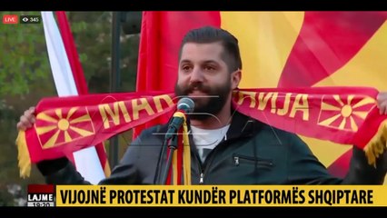Vijojnë protestat kundër platformës shqiptare