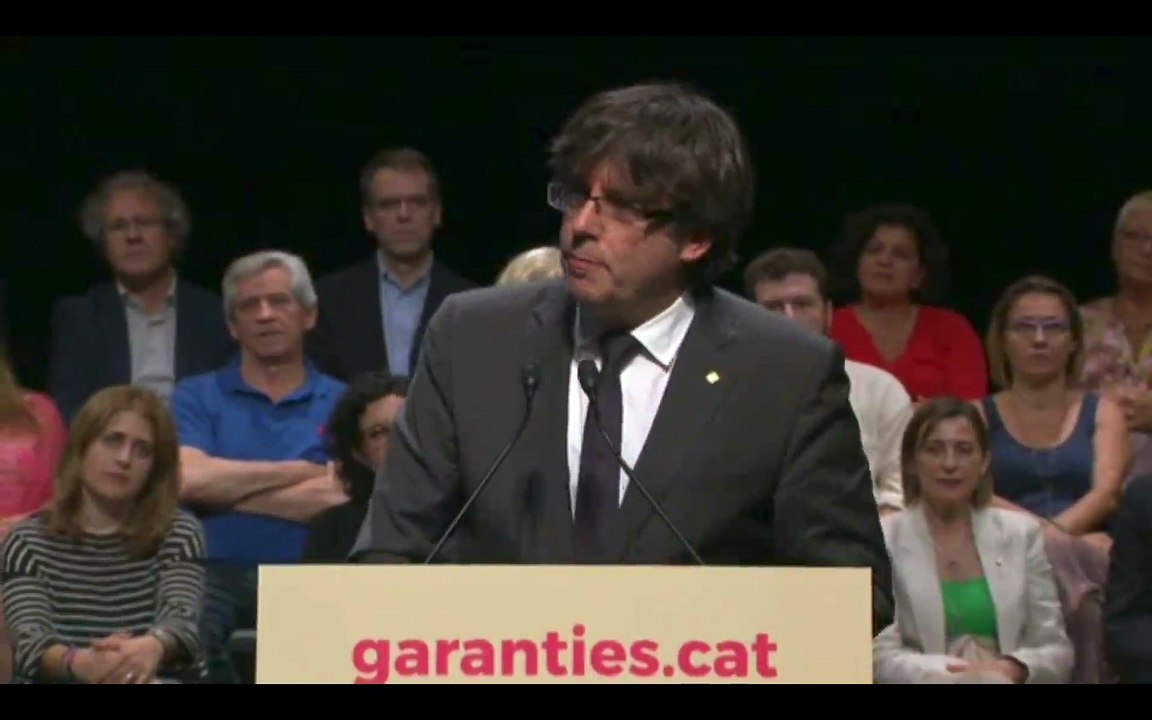 Puigdemont: ‘L’estat espanyol no podrà fer res contra la gent'