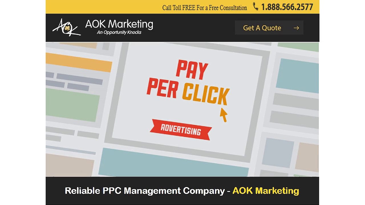 Reliable PPC Management Company - AOK Marketing