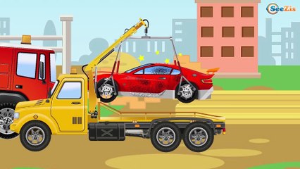 Мультики про машинки Скорая помощь и Красная Гоночная Машина Мультфильмы для детей