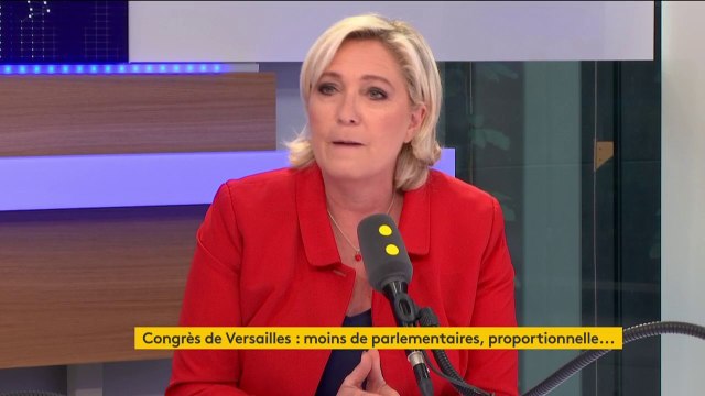 Proportionnelle : 10% c'est une aumône à la démocratie Marine Le Pen