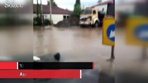 Yalova'da aşırı yağışlar sele neden oldu
