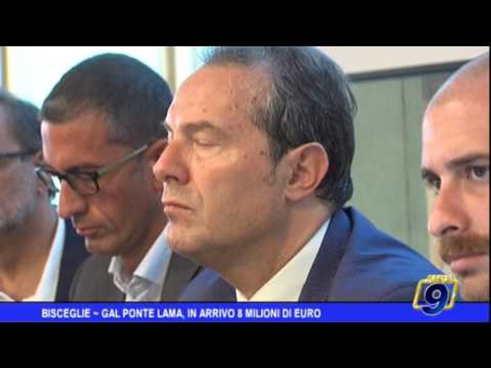 Bisceglie | Gal Ponte Lama: in arrivo 8 milioni di euro