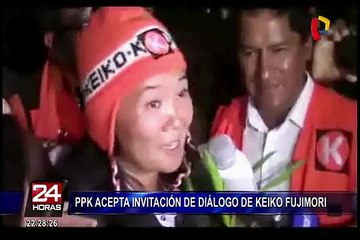 PPK acepta invitación de diálogo de Keiko Fujimori