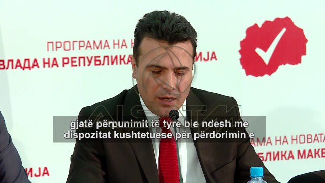 Zaev premton përdorim të zgjeruar të shqipes në Maqedoni