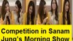 Mango Eating Competition in Sanam Jung’s Morning Show