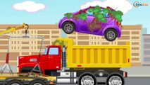 The Tow Truck! Tow Truck Video For Kids With Racing Cars, Police Car, Fire Truck, Truck Cartoon