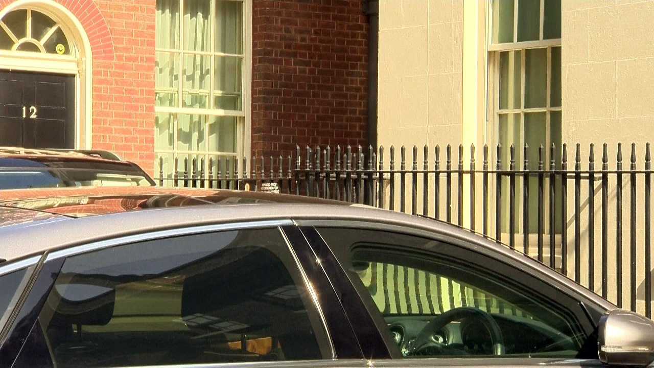 Cabinet members arrive at Downing Street for meeting
