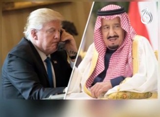 Trump touts call with Saudi Arabia