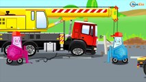 Cartoon Full Episodes With The Cement Mixer Truck  1 Hour Kids Video incl Bip Bip Cars