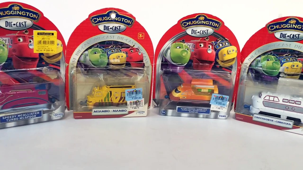 19 Chuggington Die Cast Stacktrack Wilson Koko Brewster Action Chugger Frostini - Unboxing