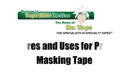 Features and Uses of Printed Masking Tape
