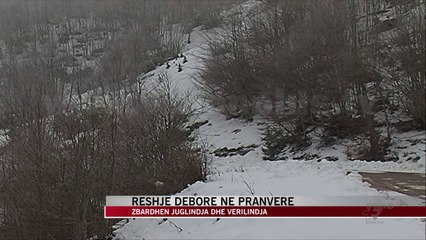 Reshje dëbore në pranverë - News, Lajme - Vizion Plus