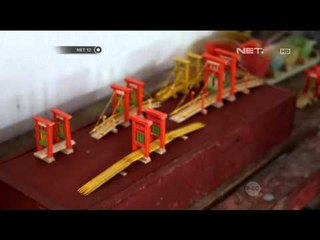 Tusuk gigi menjelma miniatur Ampera - NET 12