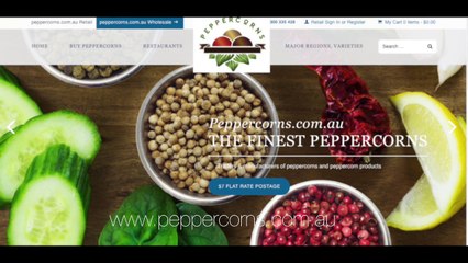 White Peppercorns: Australian Peppercorns