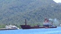 Yunan Botlarından Ateş Açılan Türk Bandıralı Ticari Gemi Limandan Ayrıldı (2)