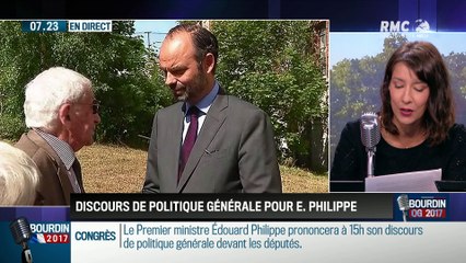 QG Bourdin 2017 : Après Emmanuel Macron au Congrès, qu'attendre du discours d'Edouard Philippe ? - 04/07