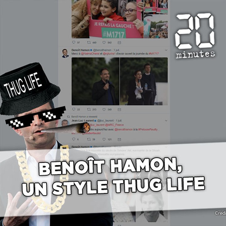 Benoît Hamon, un style Thug Life