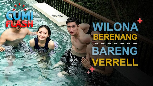 Natasha Wilona Berenang Bareng Verrell Bramasta - CumiFlash 04 Juli 2017