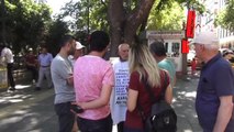 Kefenli Dede' Hanifi Doğan'ın Eylemine Polis Engeli