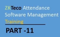 ZKT-Attendance Management -- Download Attendance logs from Machine to ZKT Software Part-11