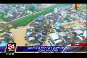 Decenas de muertos y desaparecidos por inundaciones en China